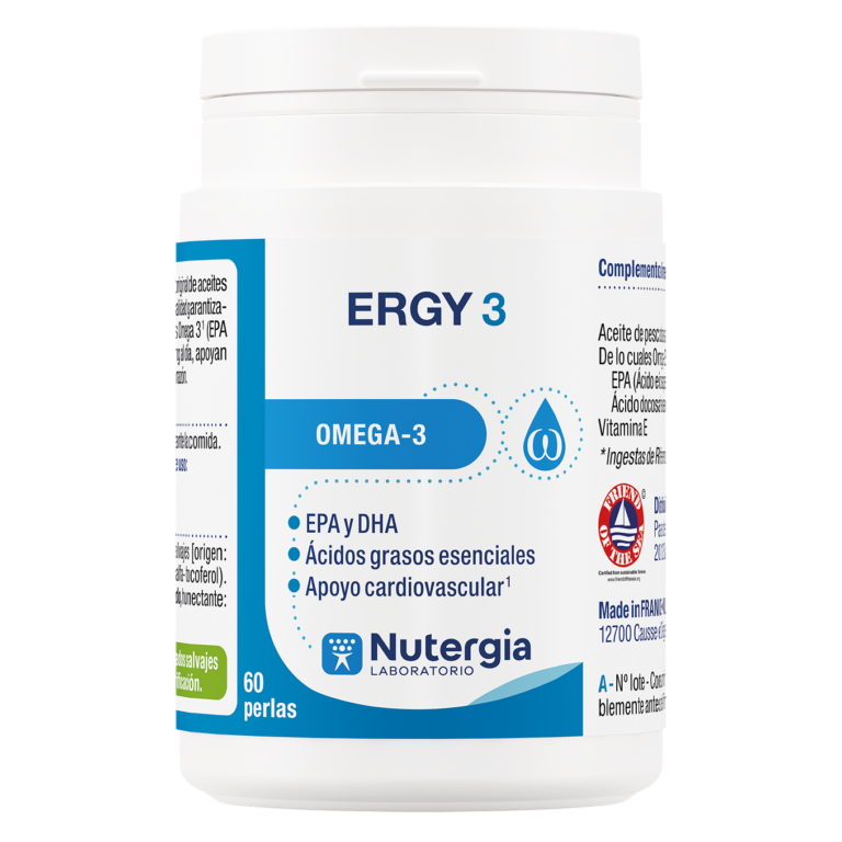 ERGY 3 - Aceite de pescado salvaje. Omega 3
