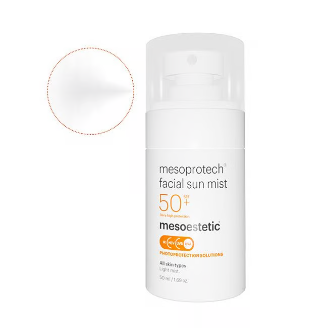 Mesoprotech facial sun mist - Bruma facial solar antiedad SPF50+