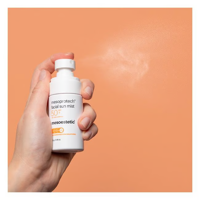 Mesoprotech facial sun mist - Bruma facial solar antiedad SPF50+