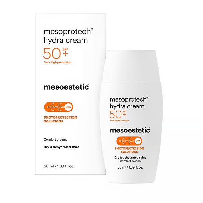 Mesoprotech hydra cream - Protector solar para piel seca y deshidratada