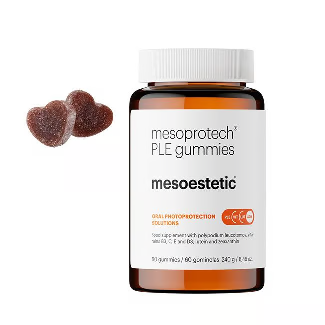 Mesoprotech PLE gummies - Pastillas para el sol en formato gummie