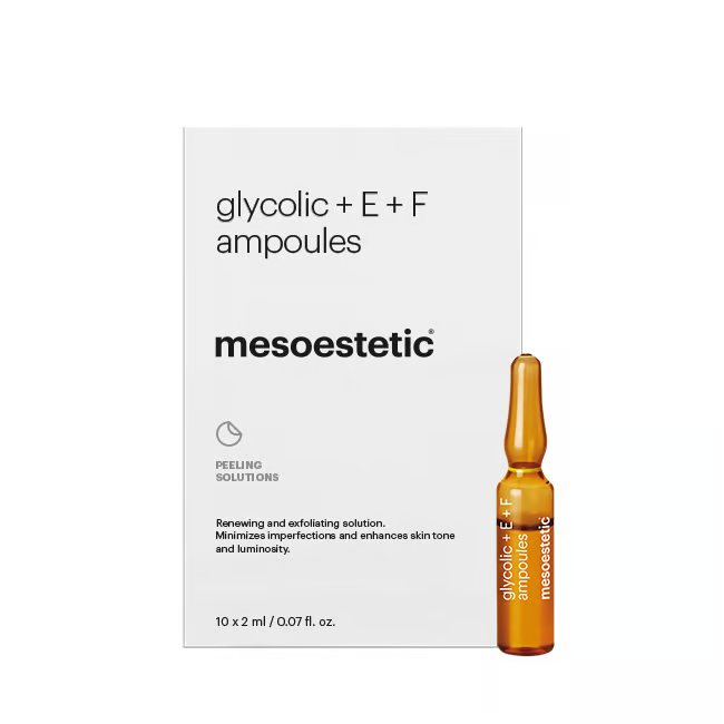 Glycolic + E + F ampoules - Ampollas con ácido glicólico